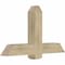 Ekena Millwork Eugene Rough Sawn Timber Gable Bracket, Douglas Fir, 48"W x 28"H x 6"D x 6"F, 14/12 Pitch GBW048X28X0606EUG00RDF - alternate 5